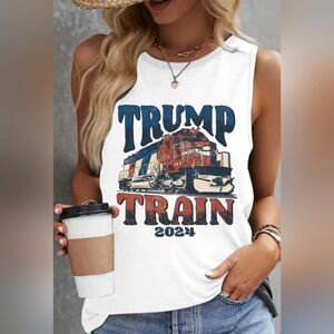 Trump train tank top